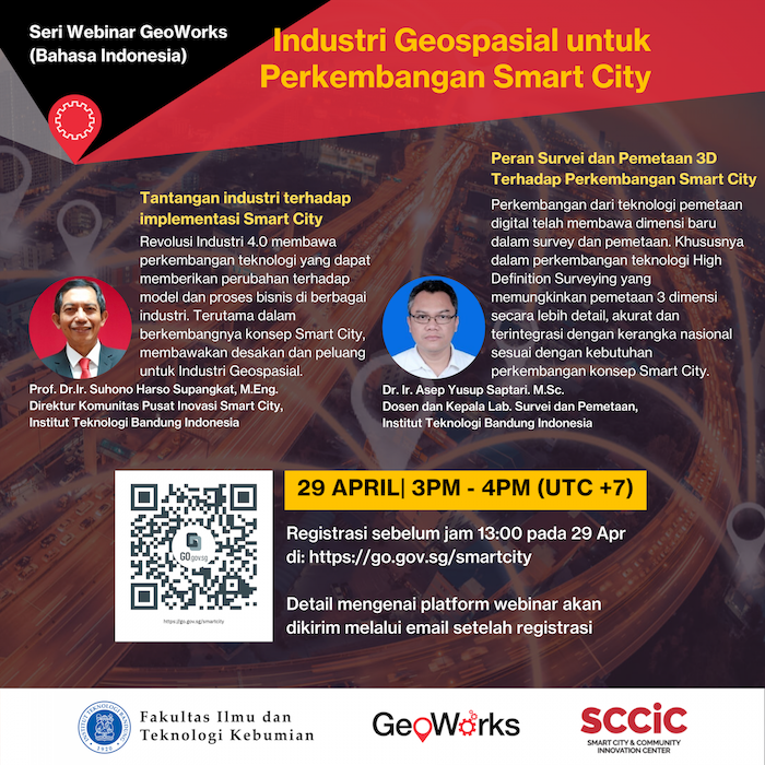 Webinar in Bahasa Indonesia: Geospatial Industry for Smart City Development
