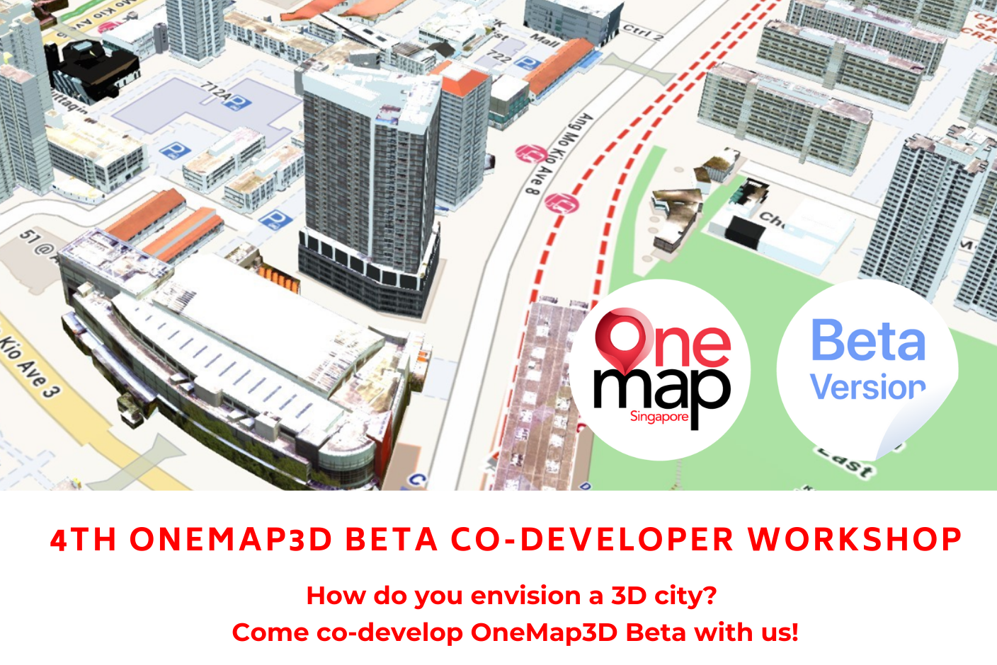 Join the 4th OneMap3D Beta Co-Developer workshop – 26th November
