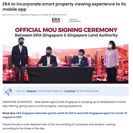 ERA to Incorporate Smart Property Viewing Experience on Mobile App