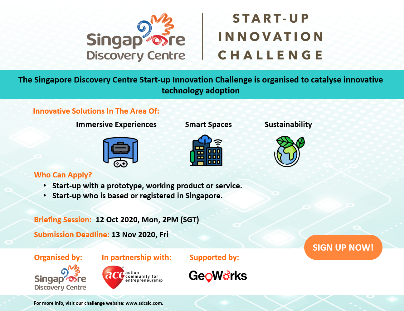 Singapore Discovery Centre Start-Up Innovation Challenge