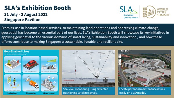 Visit SLA's Exhibition Booth at the World Cities Summit 2022