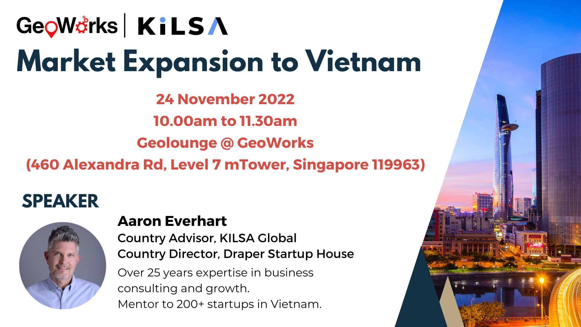 GeoWorks x KILSA: Market Expansion to Vietnam Workshop