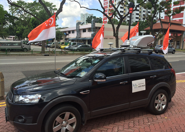Mobile laser scanning vehicle