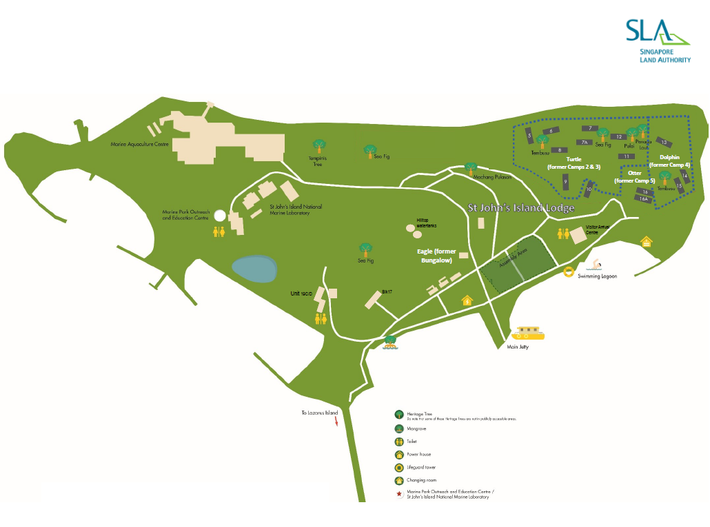 St John Island Map Map Of St John's Island Lodge